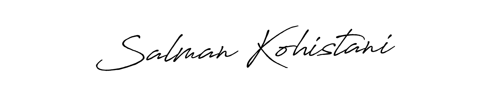 This is the best signature style for the Salman Kohistani name. Also you like these signature font (Antro_Vectra_Bolder). Mix name signature. Salman Kohistani signature style 7 images and pictures png