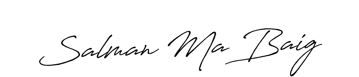 Make a beautiful signature design for name Salman Ma Baig. Use this online signature maker to create a handwritten signature for free. Salman Ma Baig signature style 7 images and pictures png