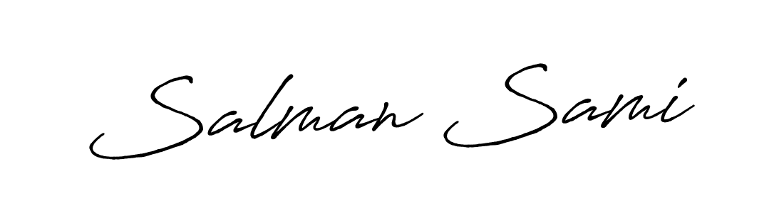 You should practise on your own different ways (Antro_Vectra_Bolder) to write your name (Salman Sami) in signature. don't let someone else do it for you. Salman Sami signature style 7 images and pictures png