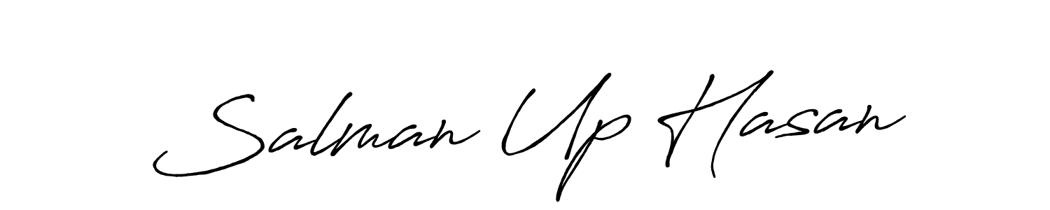 Also You can easily find your signature by using the search form. We will create Salman Up Hasan name handwritten signature images for you free of cost using Antro_Vectra_Bolder sign style. Salman Up Hasan signature style 7 images and pictures png