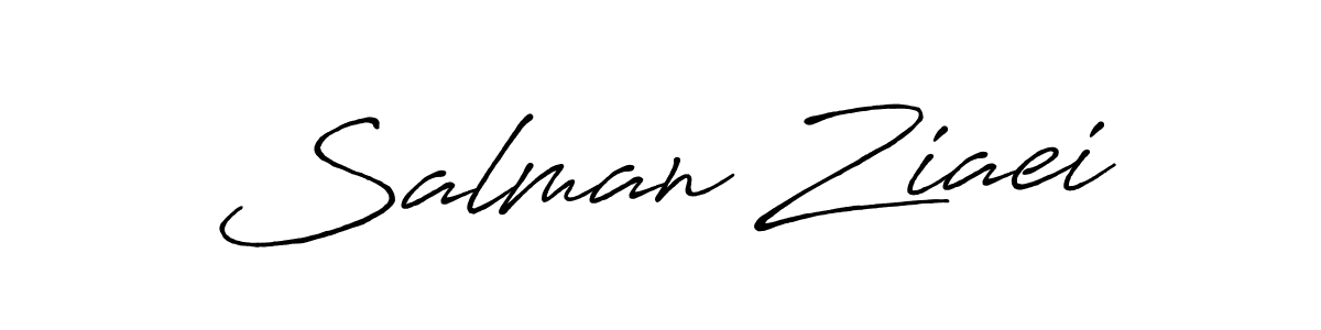 How to make Salman Ziaei signature? Antro_Vectra_Bolder is a professional autograph style. Create handwritten signature for Salman Ziaei name. Salman Ziaei signature style 7 images and pictures png