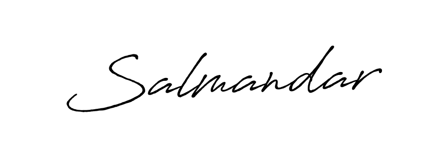 Use a signature maker to create a handwritten signature online. With this signature software, you can design (Antro_Vectra_Bolder) your own signature for name Salmandar. Salmandar signature style 7 images and pictures png