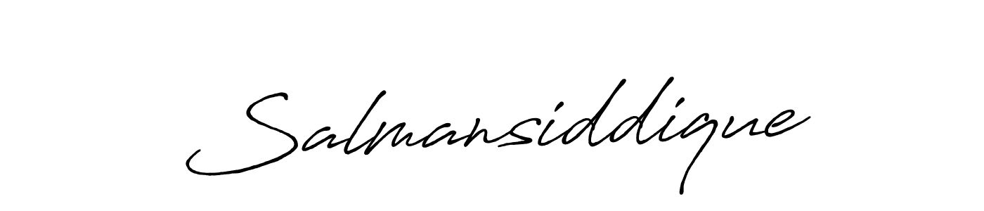 Best and Professional Signature Style for Salmansiddique. Antro_Vectra_Bolder Best Signature Style Collection. Salmansiddique signature style 7 images and pictures png