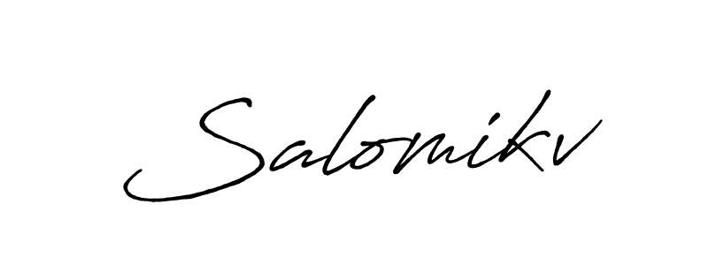 Antro_Vectra_Bolder is a professional signature style that is perfect for those who want to add a touch of class to their signature. It is also a great choice for those who want to make their signature more unique. Get Salomikv name to fancy signature for free. Salomikv signature style 7 images and pictures png