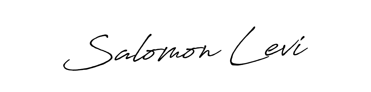 Also we have Salomon Levi name is the best signature style. Create professional handwritten signature collection using Antro_Vectra_Bolder autograph style. Salomon Levi signature style 7 images and pictures png