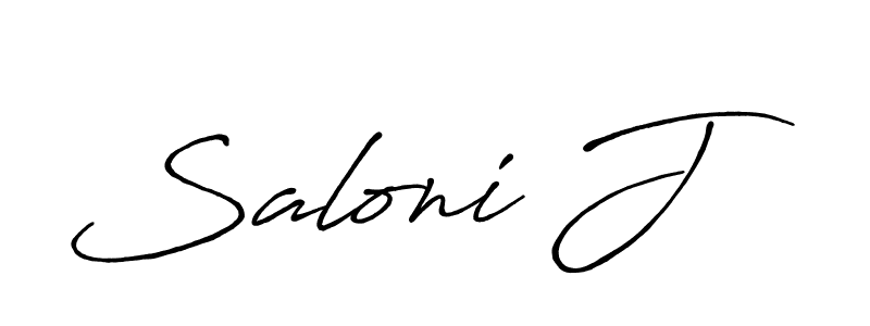 Similarly Antro_Vectra_Bolder is the best handwritten signature design. Signature creator online .You can use it as an online autograph creator for name Saloni J. Saloni J signature style 7 images and pictures png