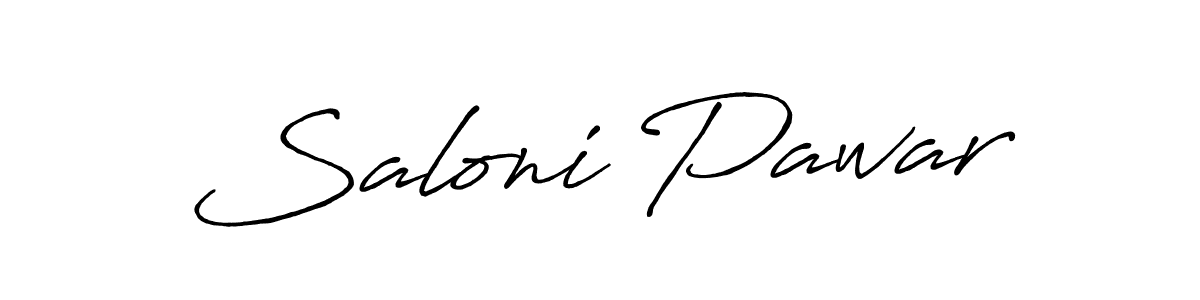 Also You can easily find your signature by using the search form. We will create Saloni Pawar name handwritten signature images for you free of cost using Antro_Vectra_Bolder sign style. Saloni Pawar signature style 7 images and pictures png