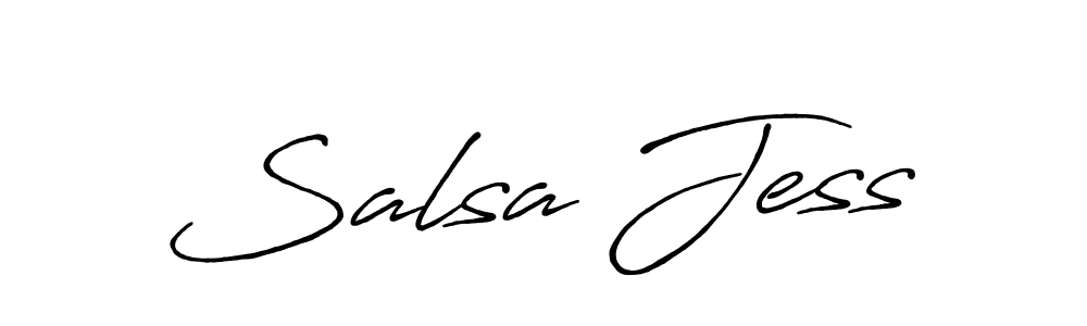 Similarly Antro_Vectra_Bolder is the best handwritten signature design. Signature creator online .You can use it as an online autograph creator for name Salsa Jess. Salsa Jess signature style 7 images and pictures png