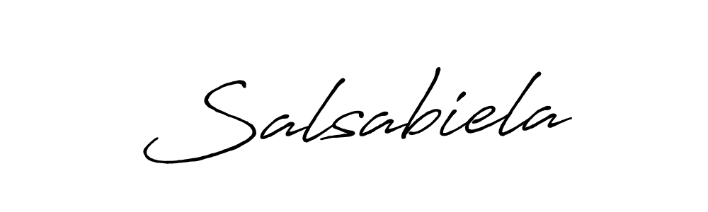 Also You can easily find your signature by using the search form. We will create Salsabiela name handwritten signature images for you free of cost using Antro_Vectra_Bolder sign style. Salsabiela signature style 7 images and pictures png