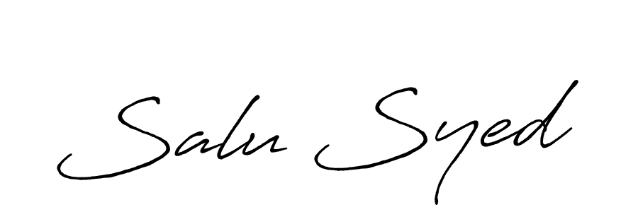 Similarly Antro_Vectra_Bolder is the best handwritten signature design. Signature creator online .You can use it as an online autograph creator for name Salu Syed. Salu Syed signature style 7 images and pictures png