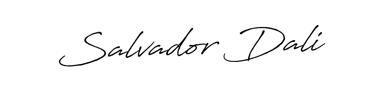 How to make Salvador Dali signature? Antro_Vectra_Bolder is a professional autograph style. Create handwritten signature for Salvador Dali name. Salvador Dali signature style 7 images and pictures png