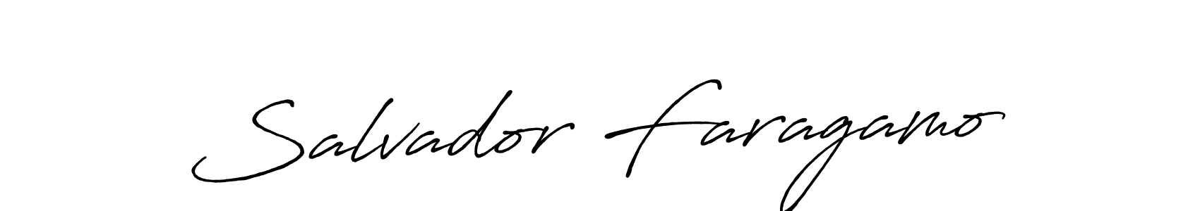 Make a beautiful signature design for name Salvador Faragamo. With this signature (Antro_Vectra_Bolder) style, you can create a handwritten signature for free. Salvador Faragamo signature style 7 images and pictures png