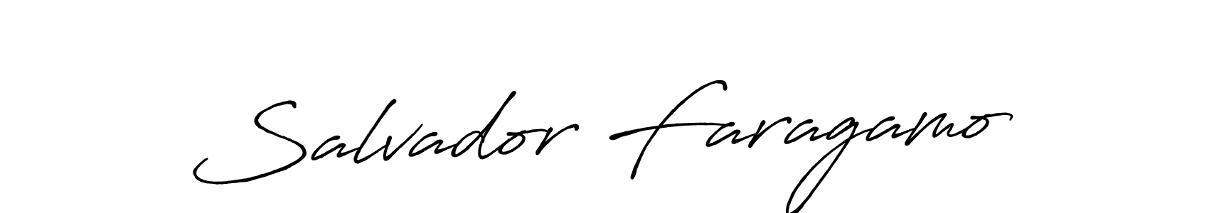 How to make Salvador Faragamo signature? Antro_Vectra_Bolder is a professional autograph style. Create handwritten signature for Salvador Faragamo name. Salvador Faragamo signature style 7 images and pictures png