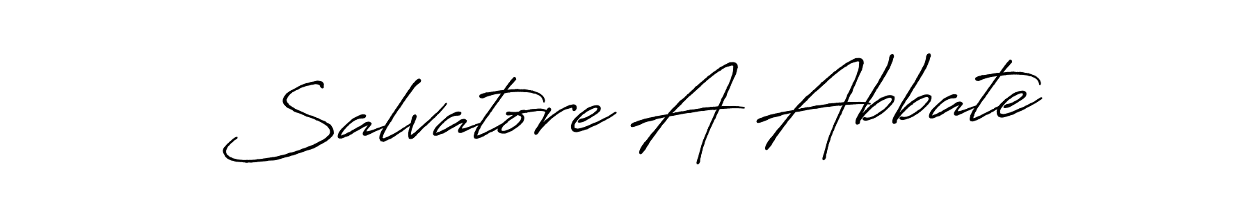 Design your own signature with our free online signature maker. With this signature software, you can create a handwritten (Antro_Vectra_Bolder) signature for name Salvatore A Abbate. Salvatore A Abbate signature style 7 images and pictures png
