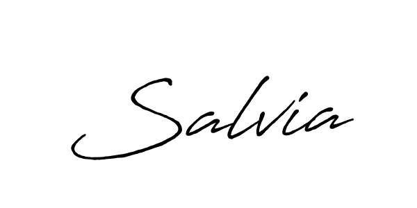 Salvia stylish signature style. Best Handwritten Sign (Antro_Vectra_Bolder) for my name. Handwritten Signature Collection Ideas for my name Salvia. Salvia signature style 7 images and pictures png