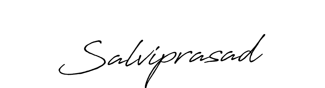 Use a signature maker to create a handwritten signature online. With this signature software, you can design (Antro_Vectra_Bolder) your own signature for name Salviprasad. Salviprasad signature style 7 images and pictures png