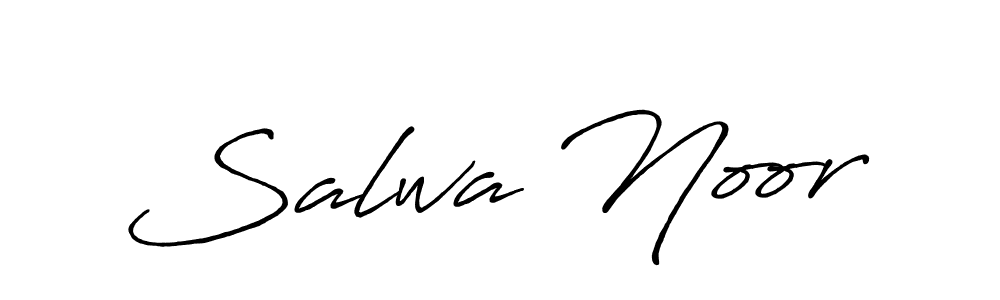 Antro_Vectra_Bolder is a professional signature style that is perfect for those who want to add a touch of class to their signature. It is also a great choice for those who want to make their signature more unique. Get Salwa Noor name to fancy signature for free. Salwa Noor signature style 7 images and pictures png