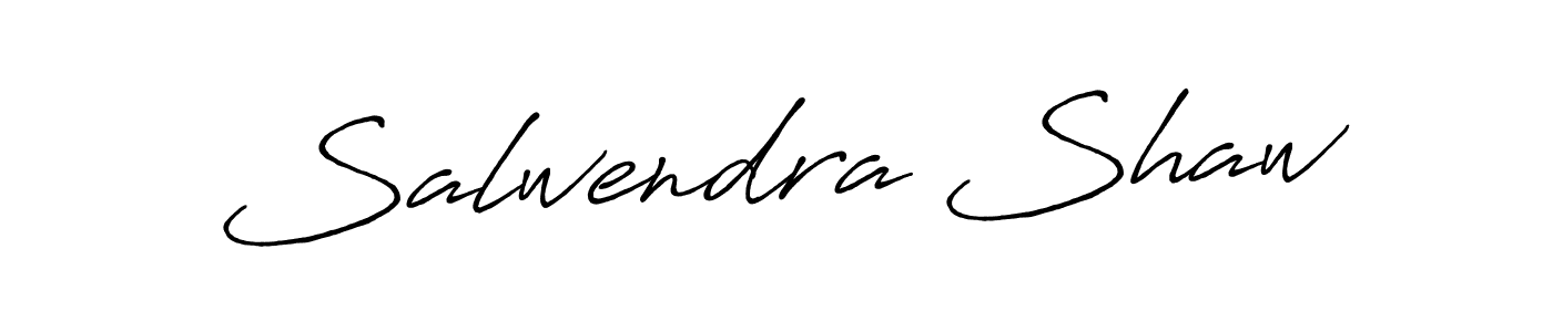 This is the best signature style for the Salwendra Shaw name. Also you like these signature font (Antro_Vectra_Bolder). Mix name signature. Salwendra Shaw signature style 7 images and pictures png