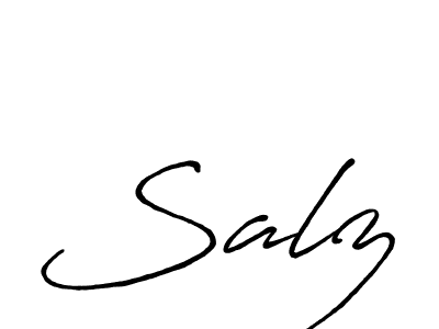 You should practise on your own different ways (Antro_Vectra_Bolder) to write your name (Salz) in signature. don't let someone else do it for you. Salz signature style 7 images and pictures png