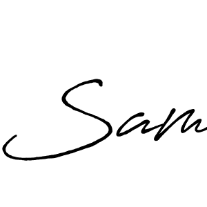 Also You can easily find your signature by using the search form. We will create Sam name handwritten signature images for you free of cost using Antro_Vectra_Bolder sign style. Sam signature style 7 images and pictures png