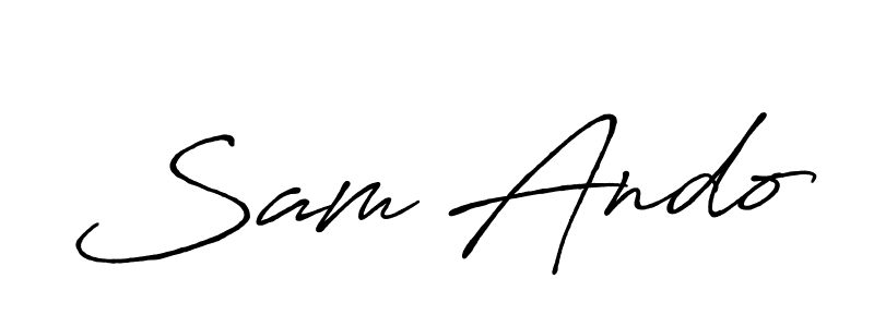 Best and Professional Signature Style for Sam Ando. Antro_Vectra_Bolder Best Signature Style Collection. Sam Ando signature style 7 images and pictures png