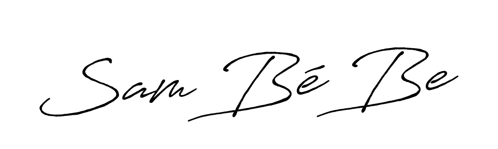 Also You can easily find your signature by using the search form. We will create Sam Bé Be name handwritten signature images for you free of cost using Antro_Vectra_Bolder sign style. Sam Bé Be signature style 7 images and pictures png