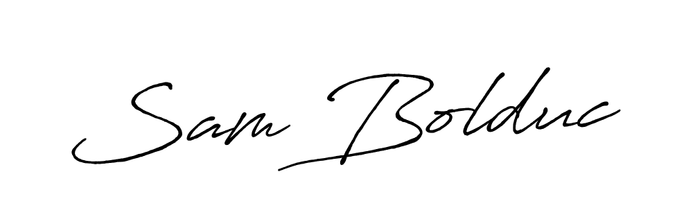 Antro_Vectra_Bolder is a professional signature style that is perfect for those who want to add a touch of class to their signature. It is also a great choice for those who want to make their signature more unique. Get Sam Bolduc name to fancy signature for free. Sam Bolduc signature style 7 images and pictures png