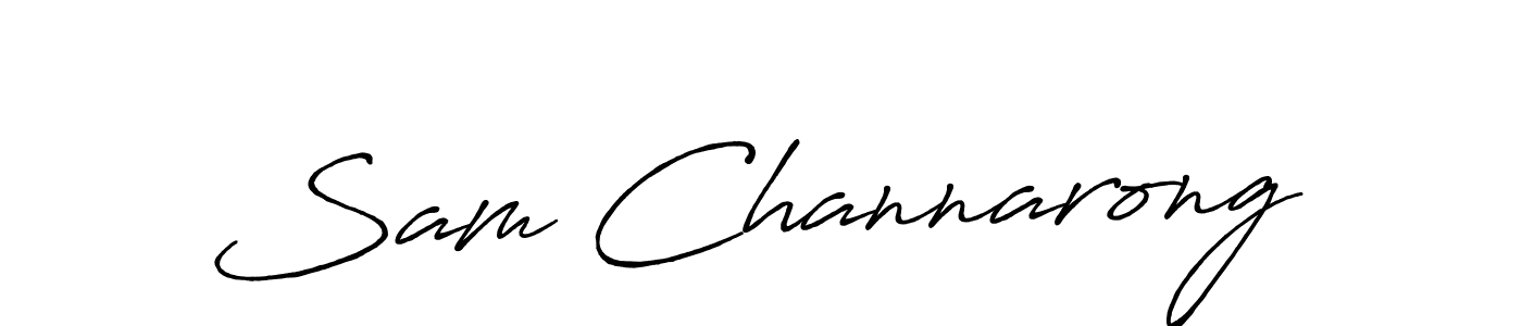 Best and Professional Signature Style for Sam Channarong. Antro_Vectra_Bolder Best Signature Style Collection. Sam Channarong signature style 7 images and pictures png