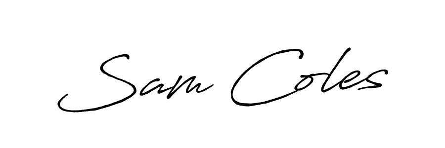 It looks lik you need a new signature style for name Sam Coles. Design unique handwritten (Antro_Vectra_Bolder) signature with our free signature maker in just a few clicks. Sam Coles signature style 7 images and pictures png