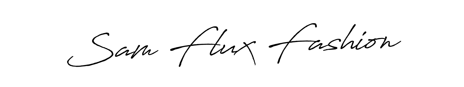 The best way (Antro_Vectra_Bolder) to make a short signature is to pick only two or three words in your name. The name Sam Flux Fashion include a total of six letters. For converting this name. Sam Flux Fashion signature style 7 images and pictures png