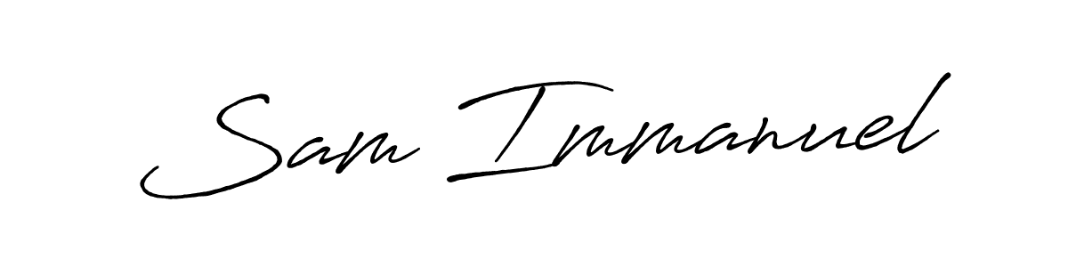 How to Draw Sam Immanuel signature style? Antro_Vectra_Bolder is a latest design signature styles for name Sam Immanuel. Sam Immanuel signature style 7 images and pictures png