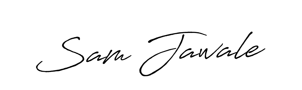 Antro_Vectra_Bolder is a professional signature style that is perfect for those who want to add a touch of class to their signature. It is also a great choice for those who want to make their signature more unique. Get Sam Jawale name to fancy signature for free. Sam Jawale signature style 7 images and pictures png