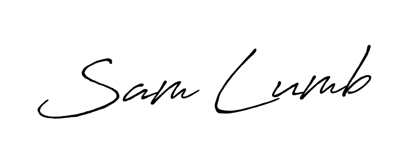 Antro_Vectra_Bolder is a professional signature style that is perfect for those who want to add a touch of class to their signature. It is also a great choice for those who want to make their signature more unique. Get Sam Lumb name to fancy signature for free. Sam Lumb signature style 7 images and pictures png