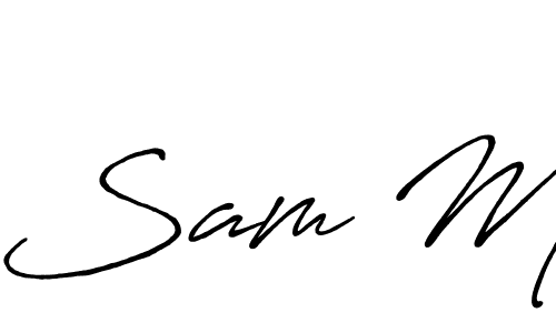 Here are the top 10 professional signature styles for the name Sam M. These are the best autograph styles you can use for your name. Sam M signature style 7 images and pictures png