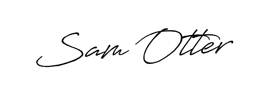 Use a signature maker to create a handwritten signature online. With this signature software, you can design (Antro_Vectra_Bolder) your own signature for name Sam Otter. Sam Otter signature style 7 images and pictures png