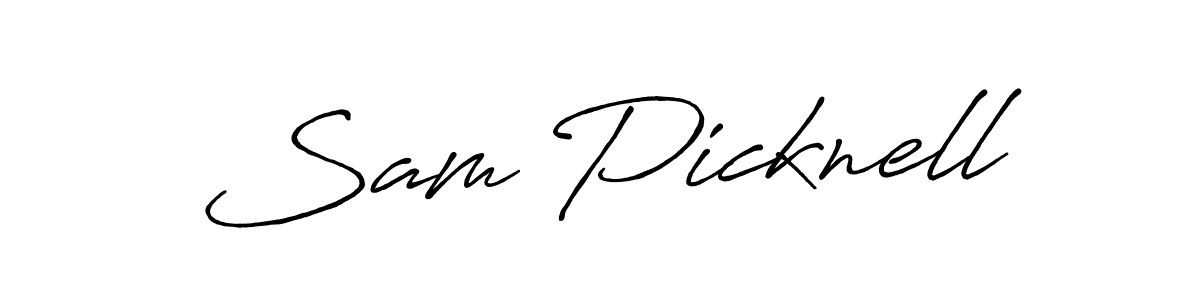 Best and Professional Signature Style for Sam Picknell. Antro_Vectra_Bolder Best Signature Style Collection. Sam Picknell signature style 7 images and pictures png