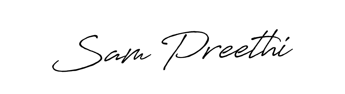 You can use this online signature creator to create a handwritten signature for the name Sam Preethi. This is the best online autograph maker. Sam Preethi signature style 7 images and pictures png