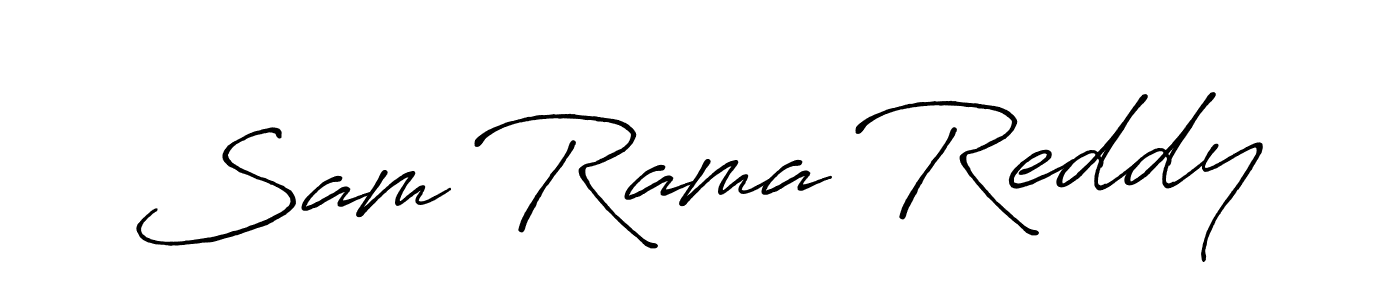 Make a beautiful signature design for name Sam Rama Reddy. Use this online signature maker to create a handwritten signature for free. Sam Rama Reddy signature style 7 images and pictures png