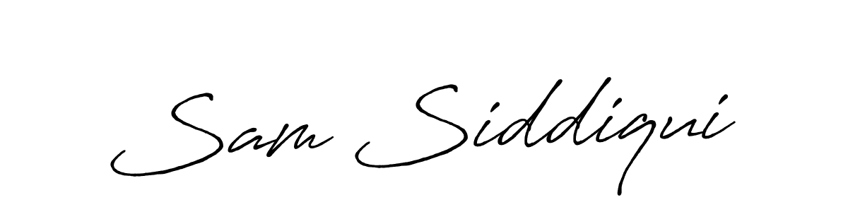 Make a short Sam Siddiqui signature style. Manage your documents anywhere anytime using Antro_Vectra_Bolder. Create and add eSignatures, submit forms, share and send files easily. Sam Siddiqui signature style 7 images and pictures png