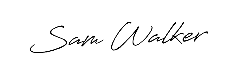 Make a beautiful signature design for name Sam Walker. Use this online signature maker to create a handwritten signature for free. Sam Walker signature style 7 images and pictures png
