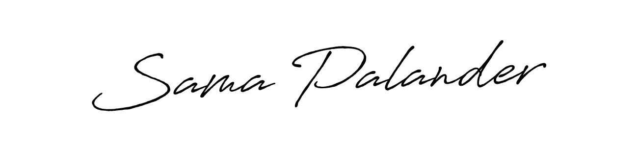 Make a beautiful signature design for name Sama Palander. Use this online signature maker to create a handwritten signature for free. Sama Palander signature style 7 images and pictures png