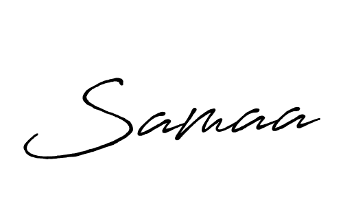 Make a beautiful signature design for name Samaa. With this signature (Antro_Vectra_Bolder) style, you can create a handwritten signature for free. Samaa signature style 7 images and pictures png