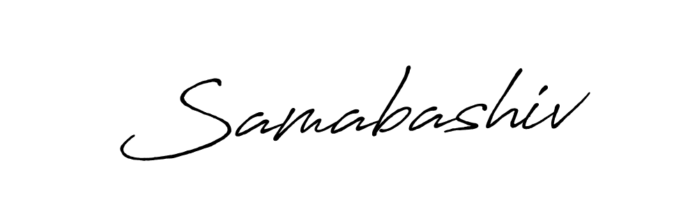 Once you've used our free online signature maker to create your best signature Antro_Vectra_Bolder style, it's time to enjoy all of the benefits that Samabashiv name signing documents. Samabashiv signature style 7 images and pictures png
