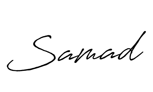 Make a beautiful signature design for name Samad. With this signature (Antro_Vectra_Bolder) style, you can create a handwritten signature for free. Samad signature style 7 images and pictures png