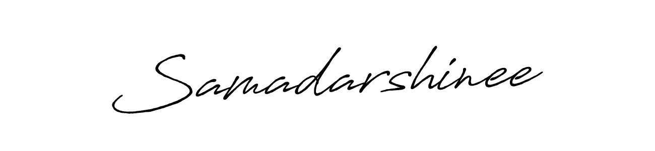 Samadarshinee stylish signature style. Best Handwritten Sign (Antro_Vectra_Bolder) for my name. Handwritten Signature Collection Ideas for my name Samadarshinee. Samadarshinee signature style 7 images and pictures png