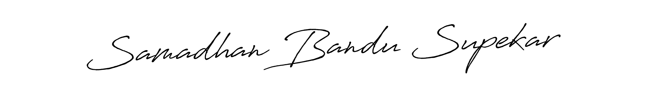 Also we have Samadhan Bandu Supekar name is the best signature style. Create professional handwritten signature collection using Antro_Vectra_Bolder autograph style. Samadhan Bandu Supekar signature style 7 images and pictures png
