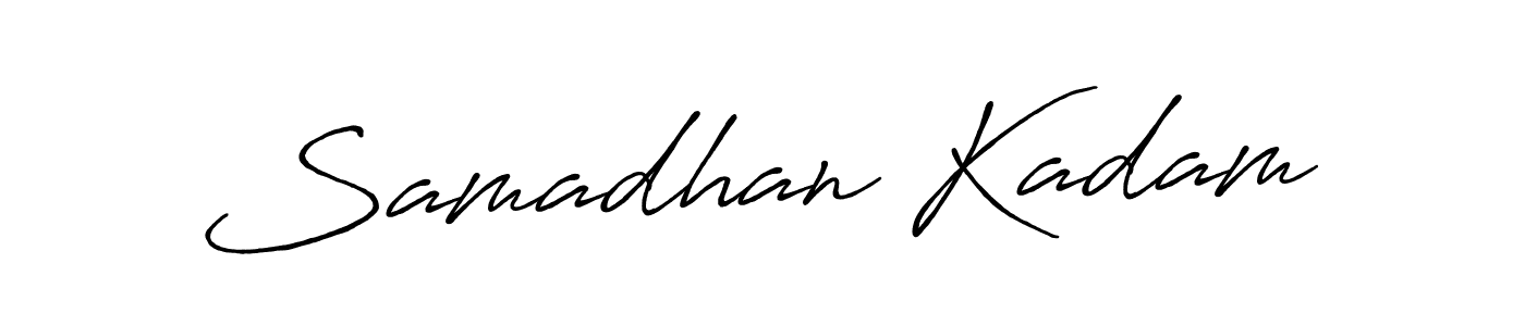 Once you've used our free online signature maker to create your best signature Antro_Vectra_Bolder style, it's time to enjoy all of the benefits that Samadhan Kadam name signing documents. Samadhan Kadam signature style 7 images and pictures png