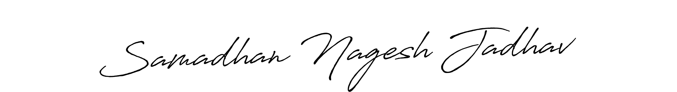 You can use this online signature creator to create a handwritten signature for the name Samadhan Nagesh Jadhav. This is the best online autograph maker. Samadhan Nagesh Jadhav signature style 7 images and pictures png