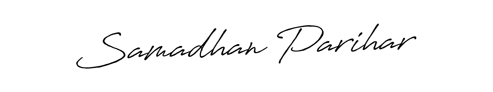 See photos of Samadhan Parihar official signature by Spectra . Check more albums & portfolios. Read reviews & check more about Antro_Vectra_Bolder font. Samadhan Parihar signature style 7 images and pictures png