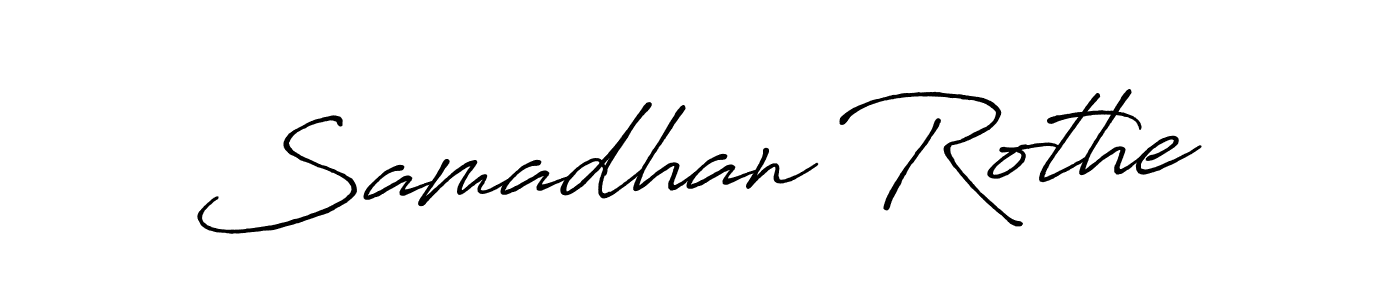 Once you've used our free online signature maker to create your best signature Antro_Vectra_Bolder style, it's time to enjoy all of the benefits that Samadhan Rothe name signing documents. Samadhan Rothe signature style 7 images and pictures png